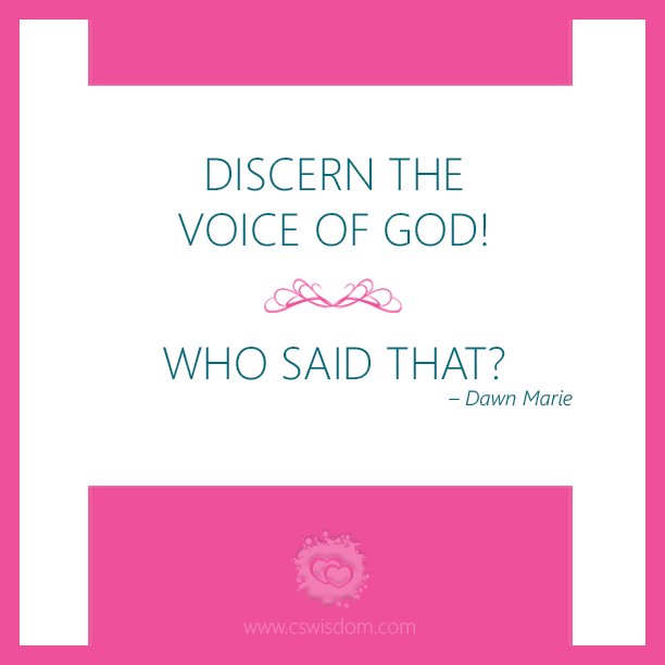 Discern the Voice of God with Priscilla Shirer - www.cswisdom.com