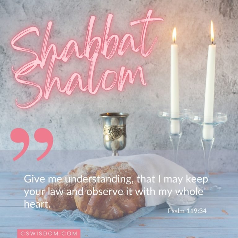Shabbat Shalom - Ask God for Understanding - Psalm 119: 34